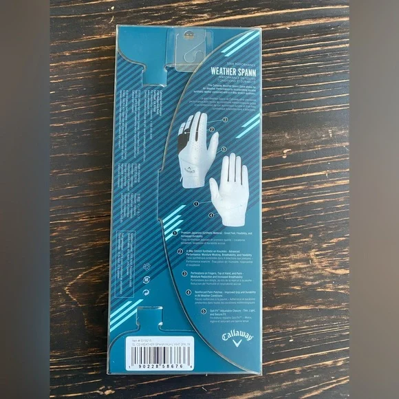 Callaway, weather span women’s golf gloves - Picture 3 of 4